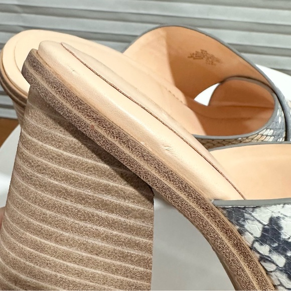 🌸MARC FISHER🌸 Barli 2 Square Toe Orange Crossover High Heel Sandals Size: 9M - Picture 8 of 12